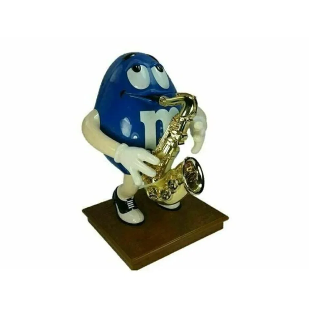 M and M Candy Dispenser‎ Blues Cafe Saxophone Player Limited Edition
